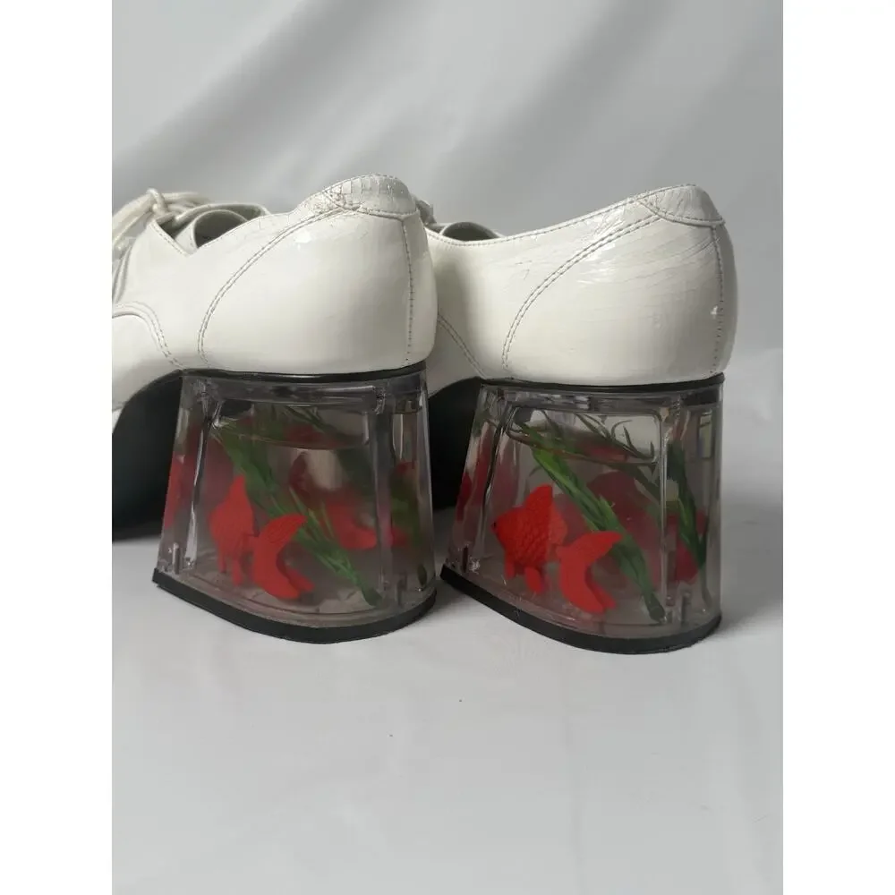 Pleaser Funtasma Floating Fish Heels Pf Oxford Lace Up PIMP02 (M 10-11/W 12-13)